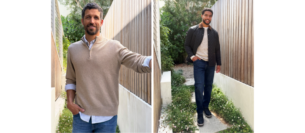 دو تا عکس برای الهام گرفتن اینکه چطور برای قرار هایی که توی روز هست لباس بپوشیم