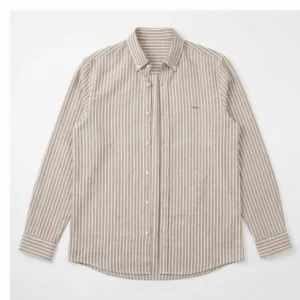 پیراهن راه راه نسکافه‌ای