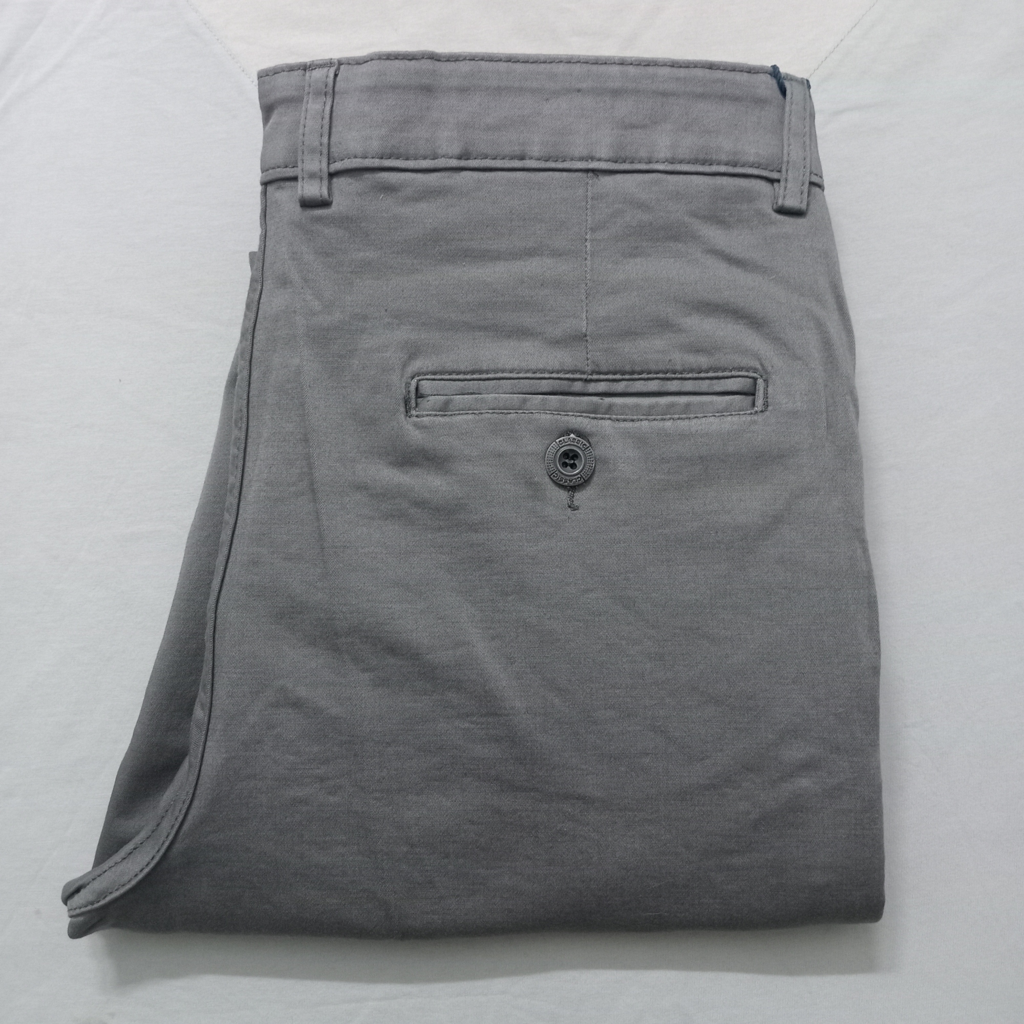 شلوار فیت معمولی راسته (regular fit) مردانه کتان کلاسیک - تصویر 9