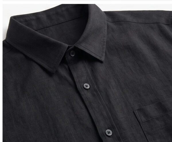 پیراهن آستین بلند لینن zara- مشکی
