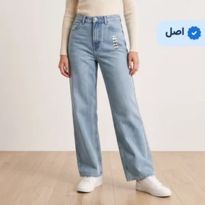 شلوار جین بگ وارداتی برند Glassons- آبی روشن