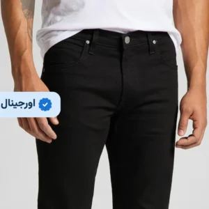 شلوار جین مردانه ساده اسلیم برند Lee - مشکی