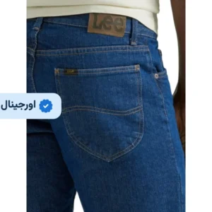 شلوار جین مردانه ساده اسلیم برند لی Lee - آبی سیر