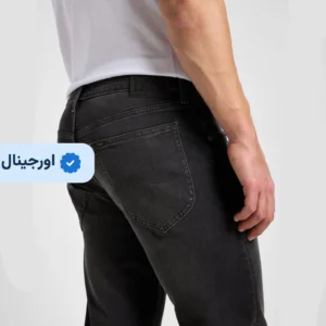 شلوار جین مشکی ساده