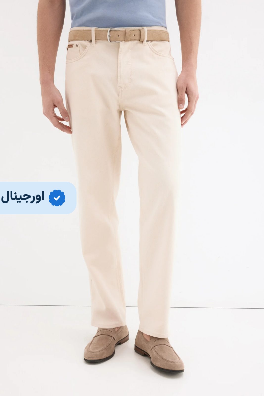 شلوار کتان رگولار وارداتی برند pedro del hierro