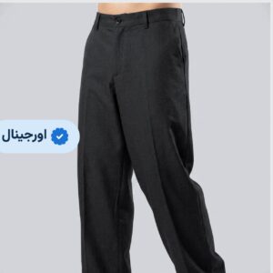 شلوار پارچه ای نیم بگ مردانه وارداتی برند نکست - طوسی تیره (کپی)