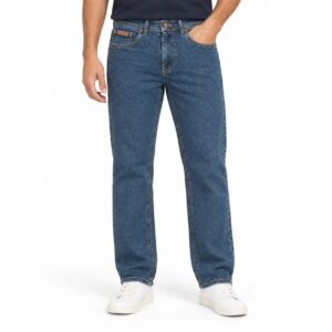 شلوار جین راسته ساده مردانه رانگلر WRANGLER -r