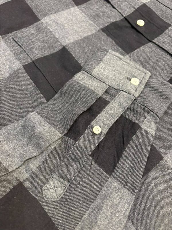 پیراهن پشمی مردانه چهارخانه وارداتی برند اچ اند ام H&M-کد۳۴
