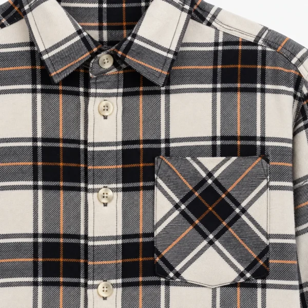 پیراهن پشمی مردانه چهارخانه وارداتی برند اچ اند ام H&M – کد۰۵