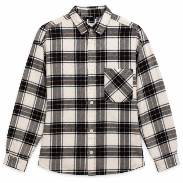 پیراهن پشمی مردانه چهارخانه وارداتی برند اچ اند ام H&M – کد۰۵