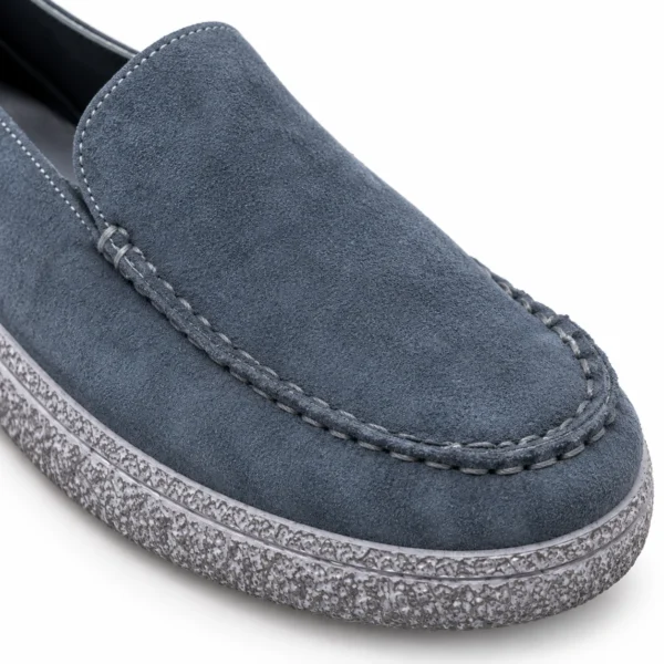 کفش کالج لوفر مردانه تمام چرم رنگ طوسی تیمبرلند Timberland – کد۰۱