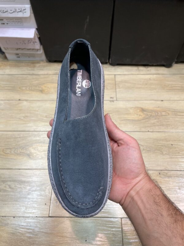 کفش کالج لوفر مردانه تمام چرم رنگ طوسی تیمبرلند Timberland – کد۰۱
