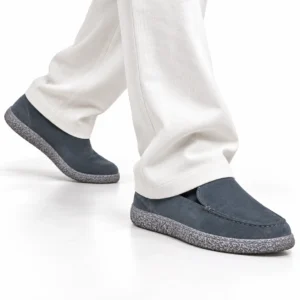 کفش کالج لوفر مردانه تمام چرم رنگ طوسی تیمبرلند Timberland - کد۰۱