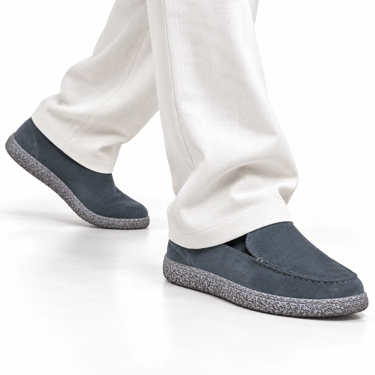 کفش کالج لوفر مردانه تمام چرم رنگ طوسی تیمبرلند Timberland – کد۰۱