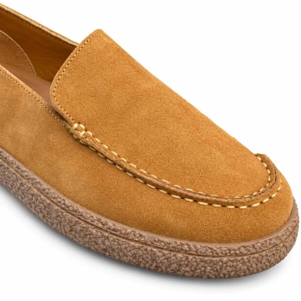 کفش کالج لوفر مردانه تمام چرم رنگ عسلی تیمبرلند Timberland