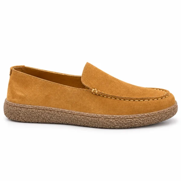 کفش کالج لوفر مردانه تمام چرم رنگ عسلی تیمبرلند Timberland